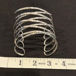 Elegant Silver Cuff Bracelet